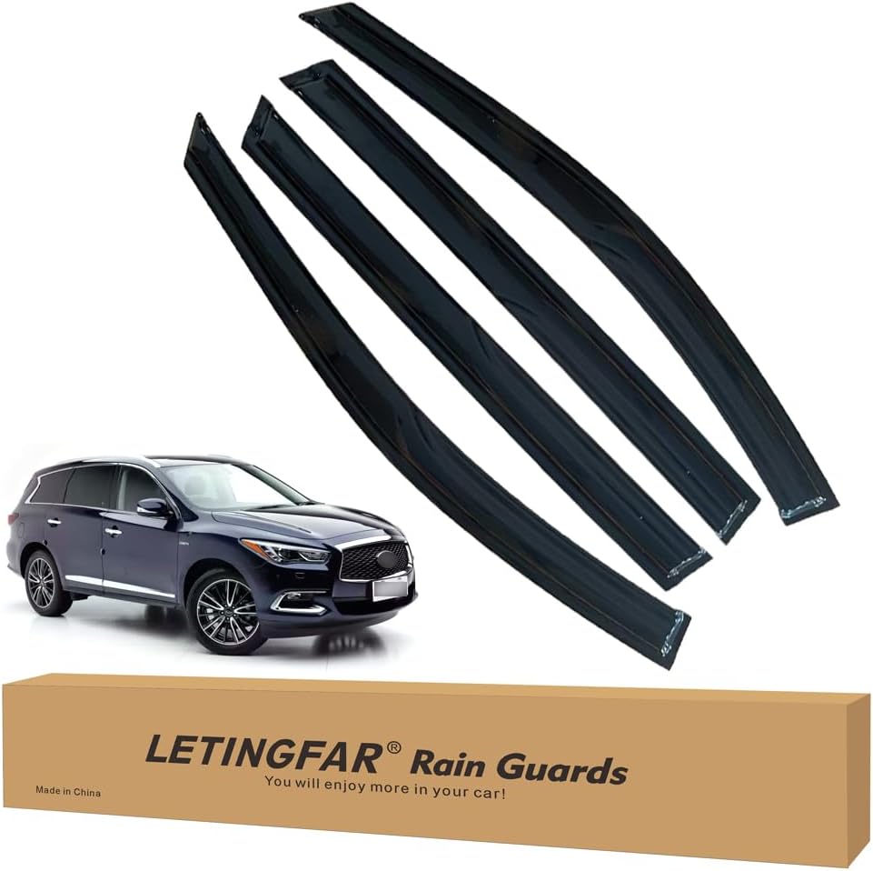 Window Visors Rain Guards for Infiniti QX60 & JX35 Accessories