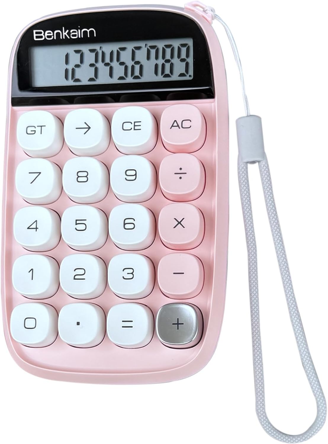 Benkaim Pink Large Display Calculator
