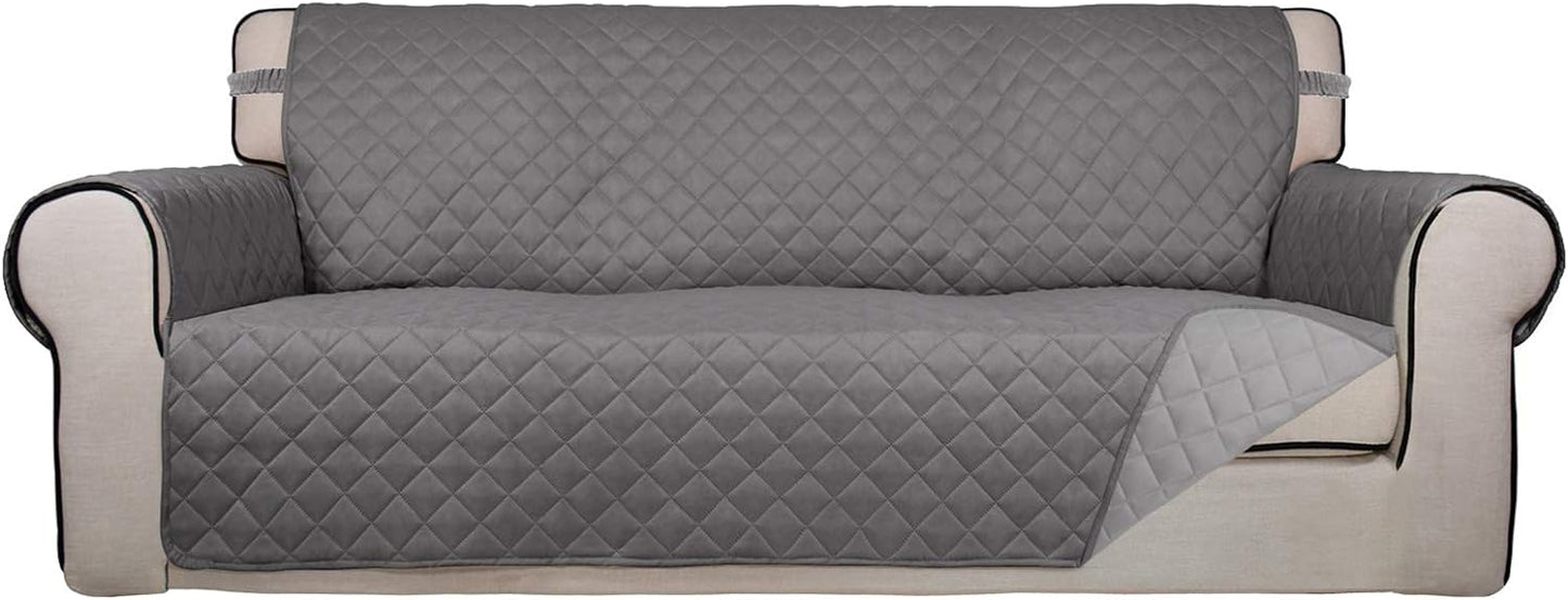 PureFit Reversible Quilted Sofa Cover for Oversized Sofas