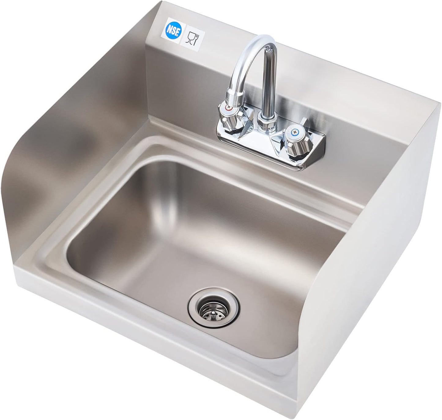 WILPREP Commercial Stainless Steel Sink for Hand Washing Needs