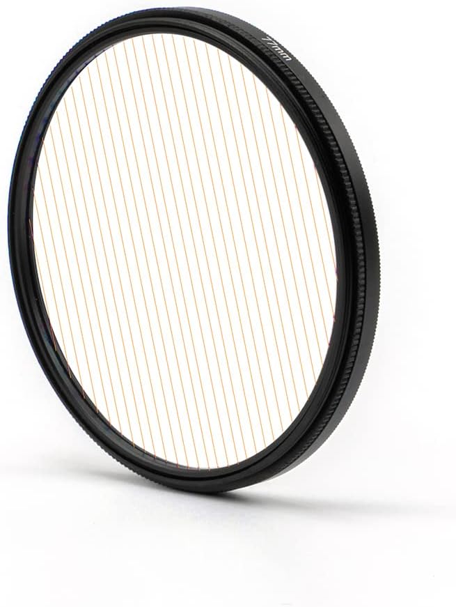 Prism Lens Filter 77 mm Starlight Glare Filter for Unique Effects