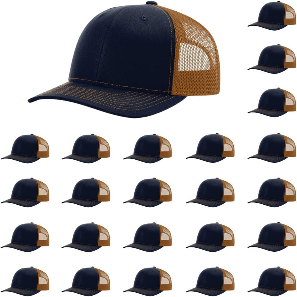 Richardson 112 Classic Six-Panel Adjustable Snapback Trucker Cap