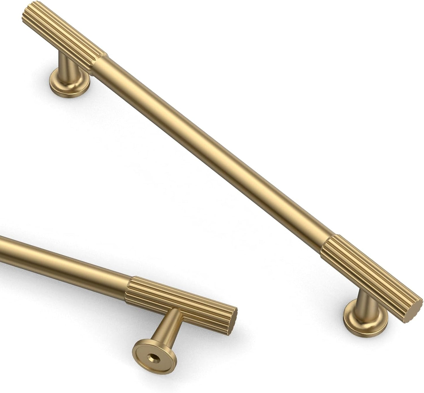 Champagne Bronze Cabinet Pulls - 10 Pack 6.3 Inch Handles