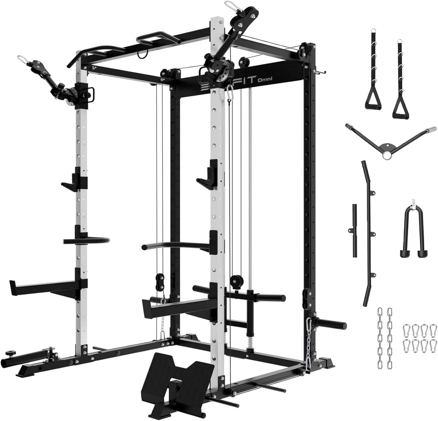 E2 Power Cage with Cable Crossover - Total Home Gym Solution
