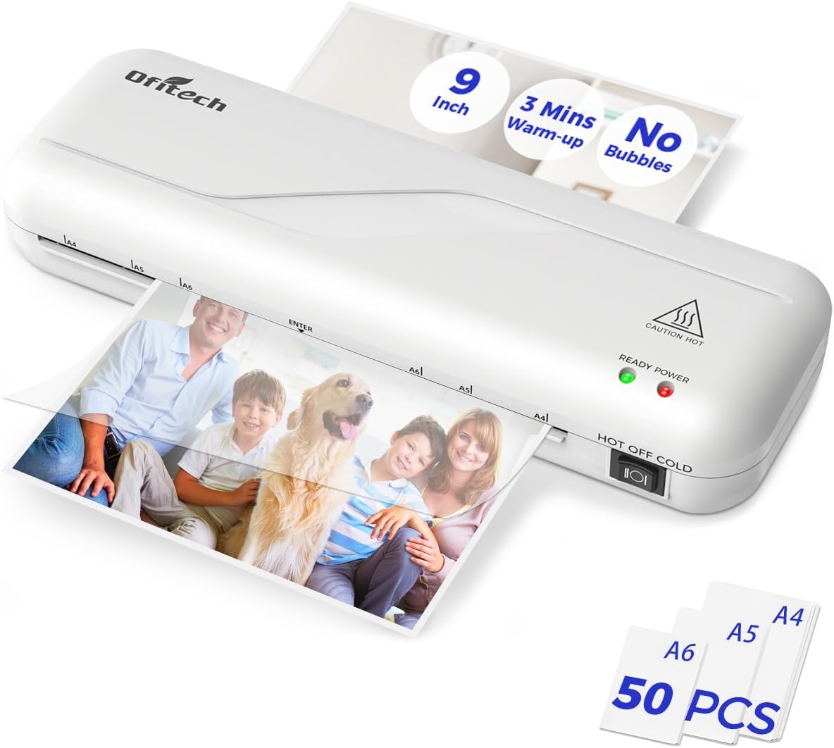 OFITECH 9Laminator: Fast, Bubble-Free Laminating