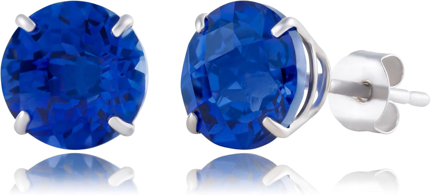 10k Gold 8mm Round Birthstone Stud Earrings for Women Review