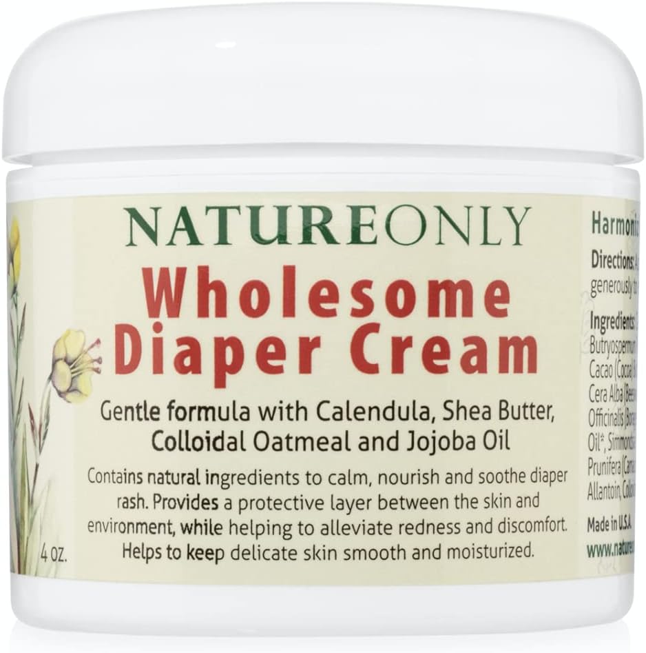 Organic Diaper Rash Relief Cream - Soothe Naturally