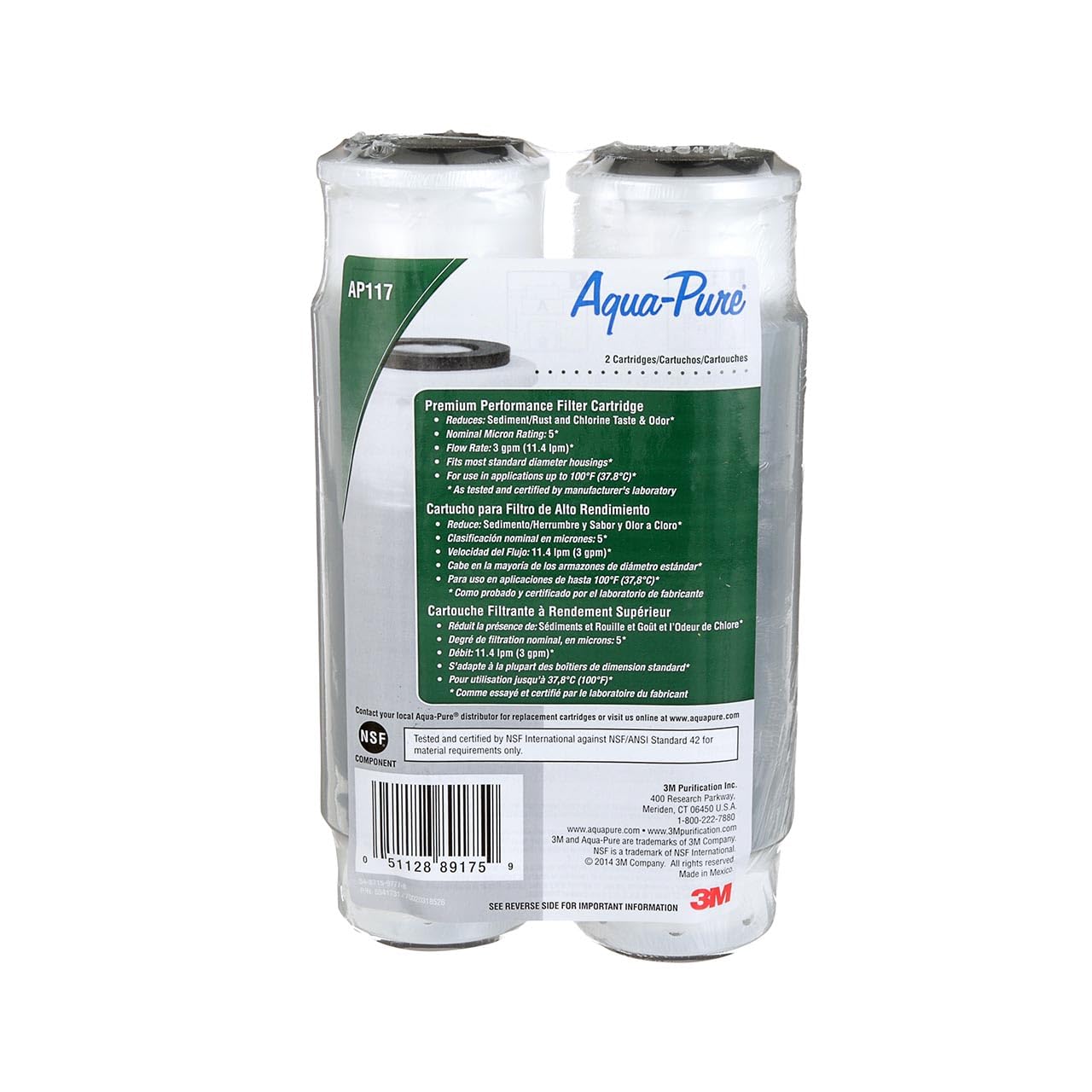 Aqua-Pure AP117 Whole House Water Filter Cartridge 2-Pack