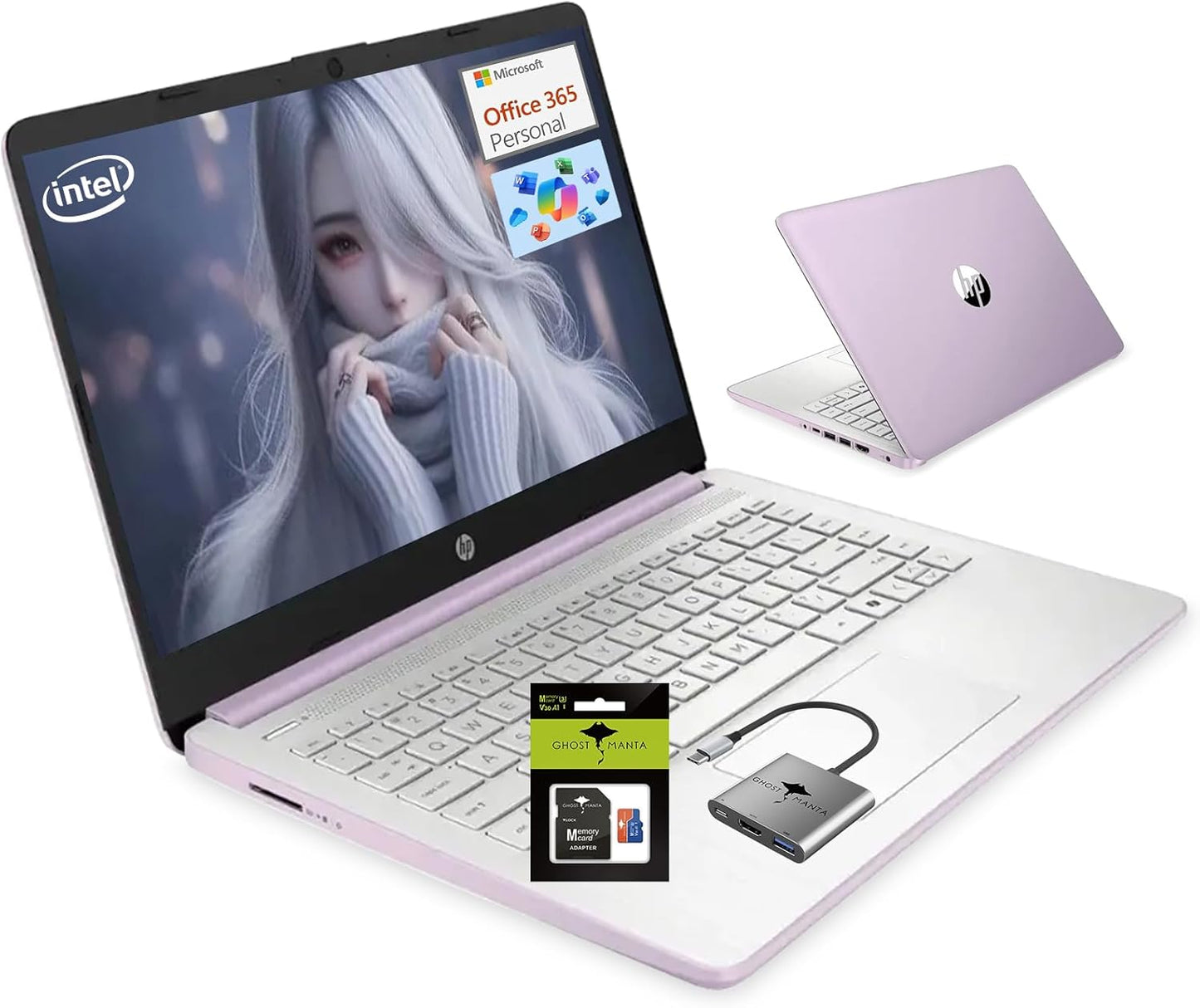 HP Laptop Computer for Home Study with 1-Year Office 365