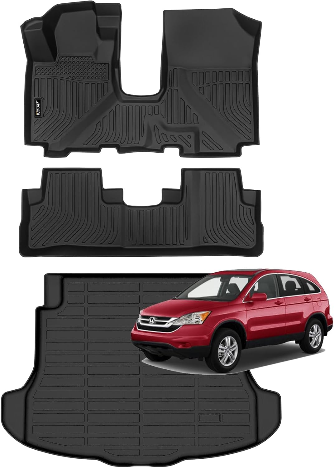 Jenofa Car Floor Mats for Honda CR-V 2007-2011 All Weather