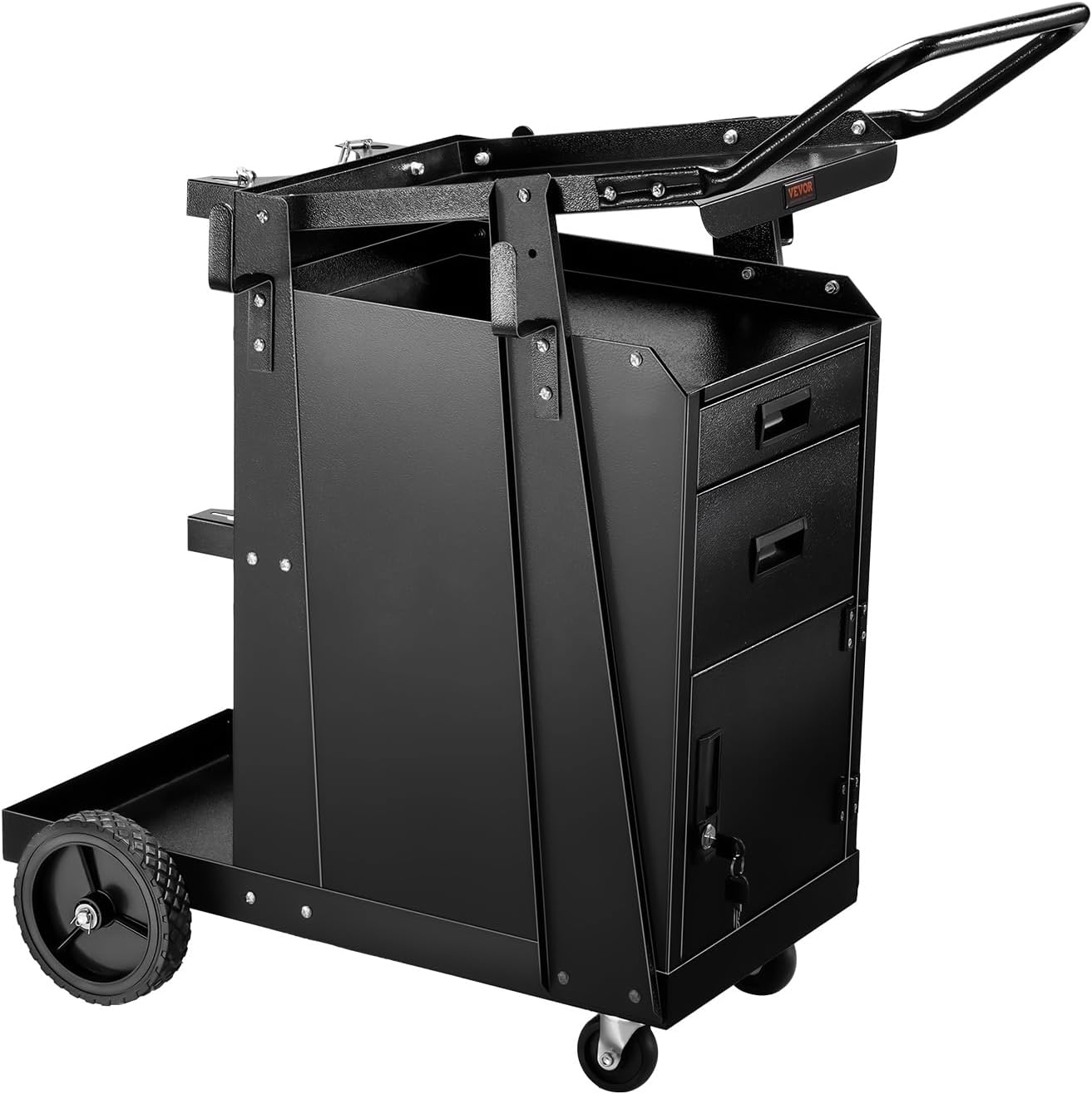 VEVOR Welding Cart with Lockable Cabinet and Heavy Duty Design