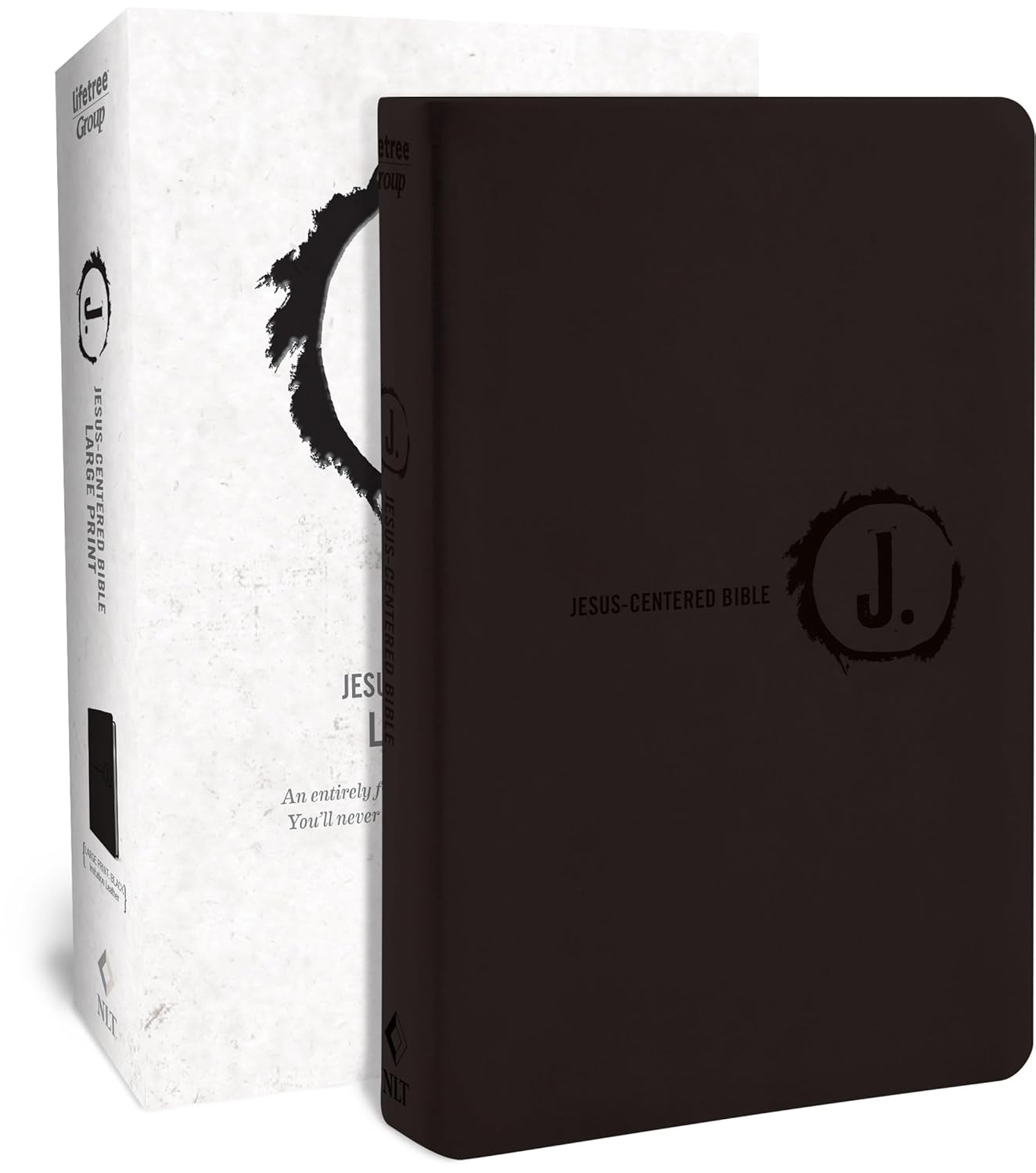 Jesus-Centered Bible Large Print NLT for Easy Reading and Study