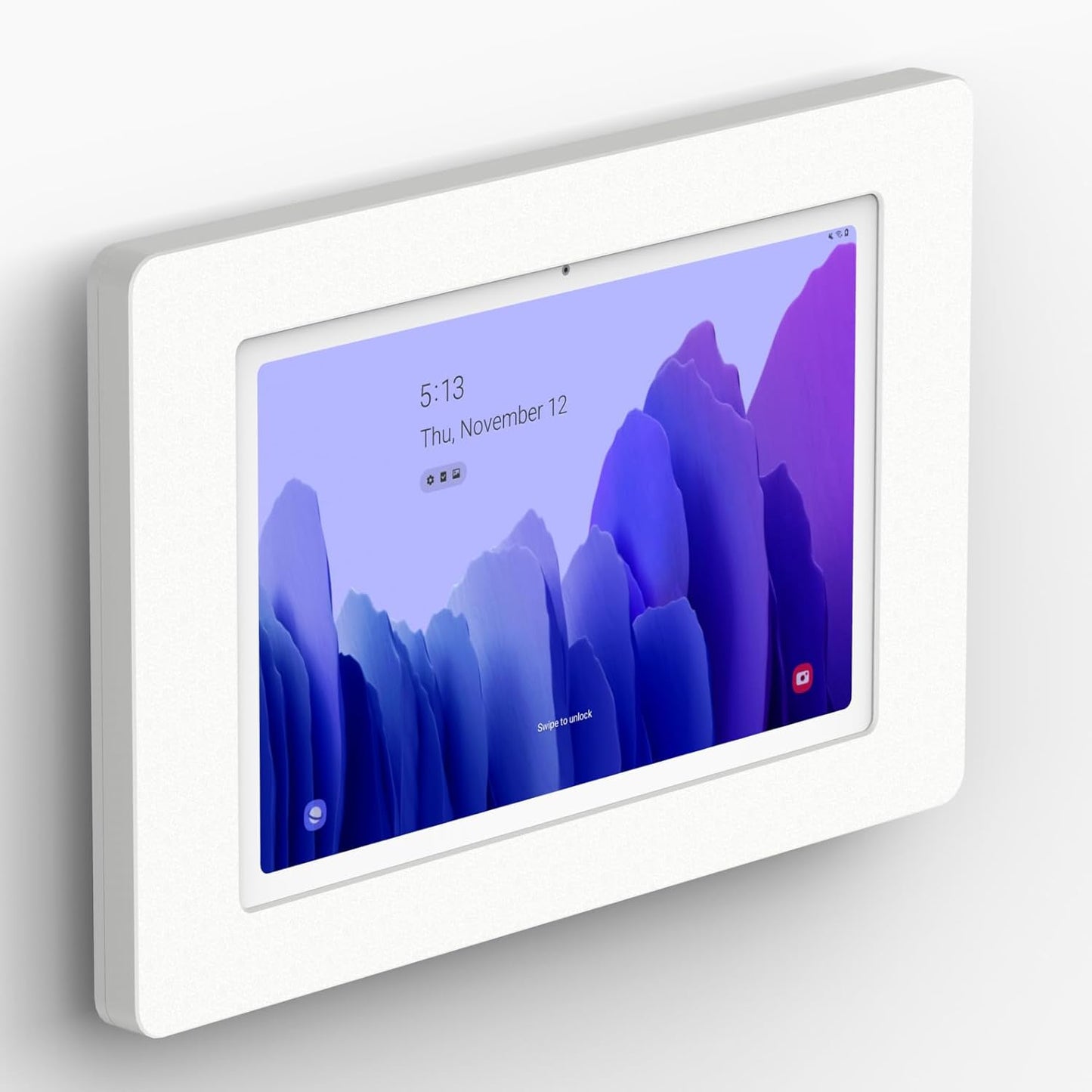 VidaMount White Enclosure and Fixed VESA Slim Wall Mount Bundle