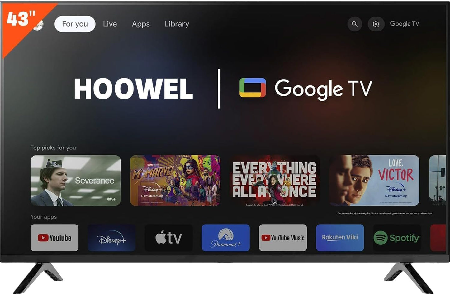 Google TV 4K Ultra HD Smart TV with Google Assistant