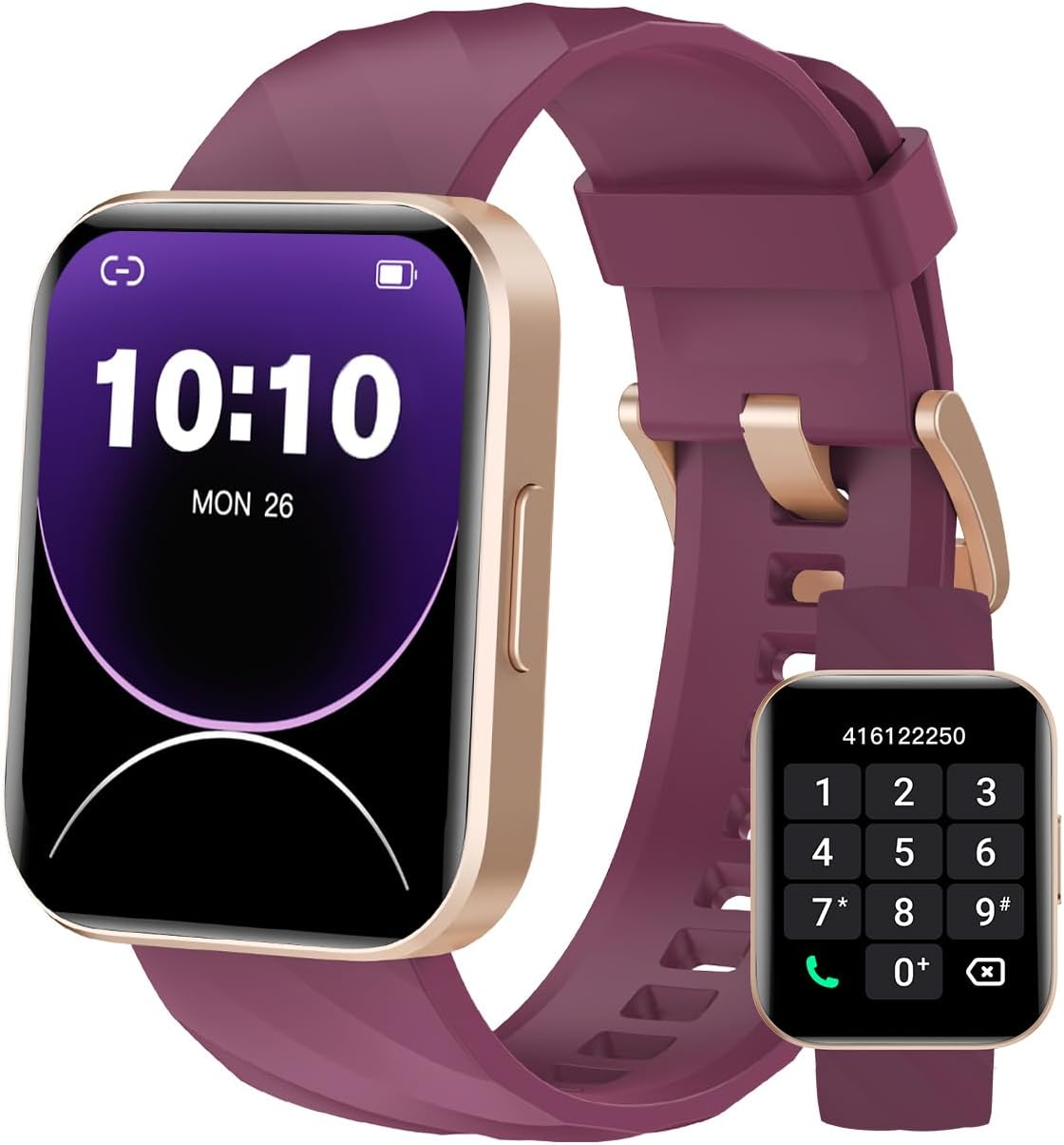 1.85 Smart Watch with Call Function - Fitness Tracker & Heart Rate Monitor - Dakofied