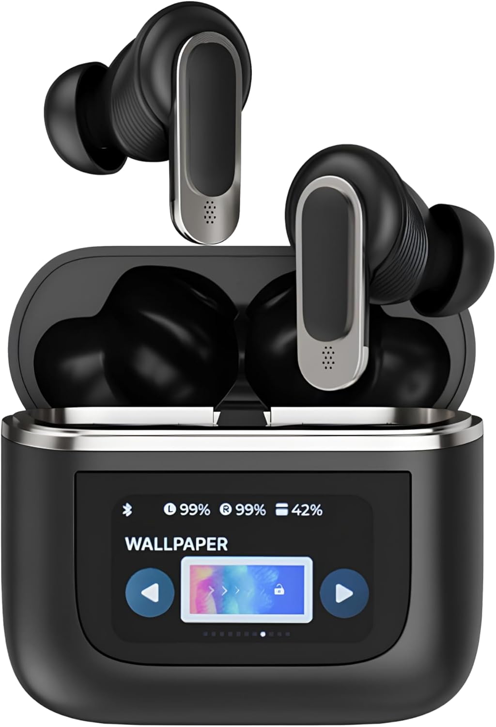 MANHA Touch Screen Wireless Earbuds: 30H Playtime, Big Bass