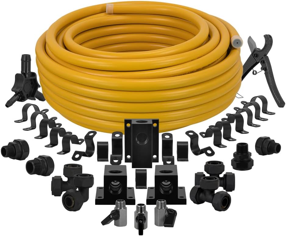 DeWALT 100' Compressed Air Piping System - Fast Installation