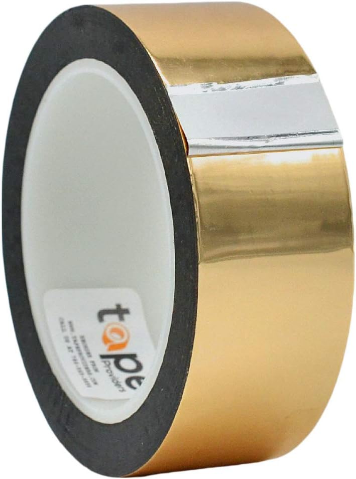 WOD MPFT2 Gold Metalized Polyester Mylar Film Tape for Decor