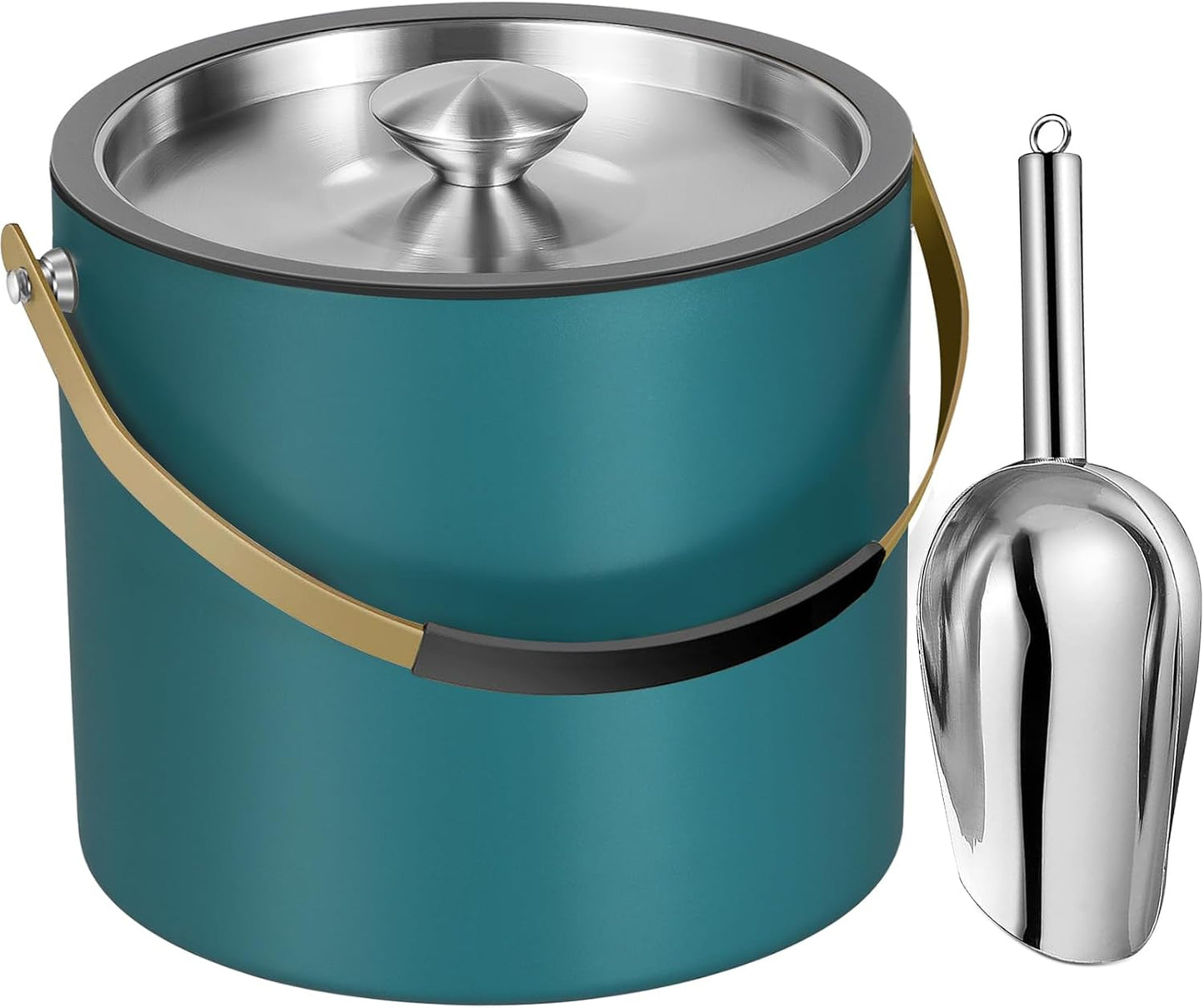 3.2L Modern Insulated Ice Bucket for Parties & Cocktail Bars
