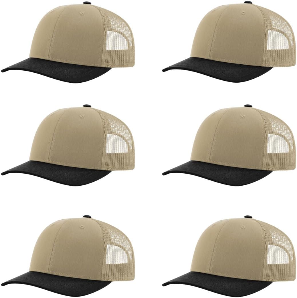 Richardson 112 Classic Six-Panel Adjustable Snapback Trucker Cap