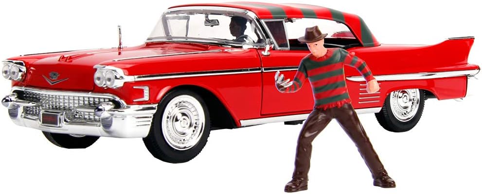 Nightmare '57 Cadillac with Figure - Red Edition