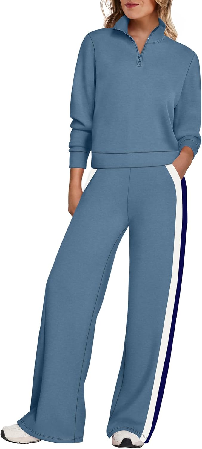 WIHOLL Women 2 Piece Outfits for Travel and Leisure Activities