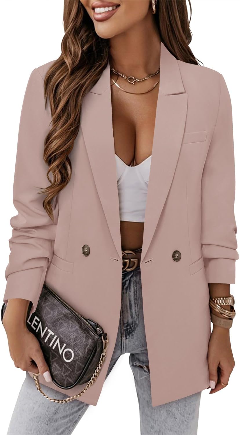 CRAZY GRID Women Business Casual Blazer Jacket for Work Style