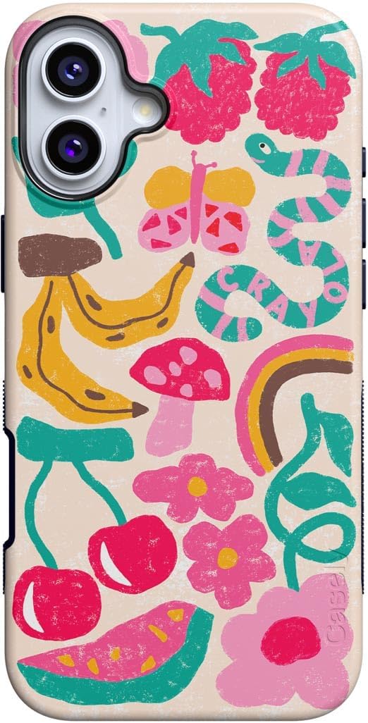 Casely iPhone 16 Plus Case | Doodle Bug | Bold Protection