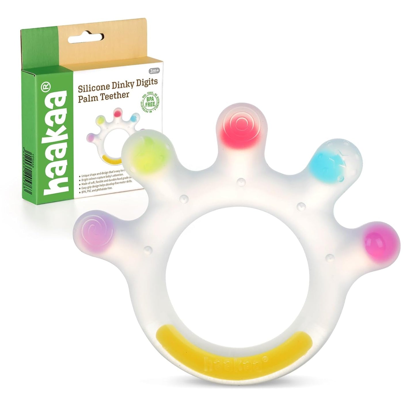 BPA-Free Haakaa Palm Teether - Soothing Teething Relief