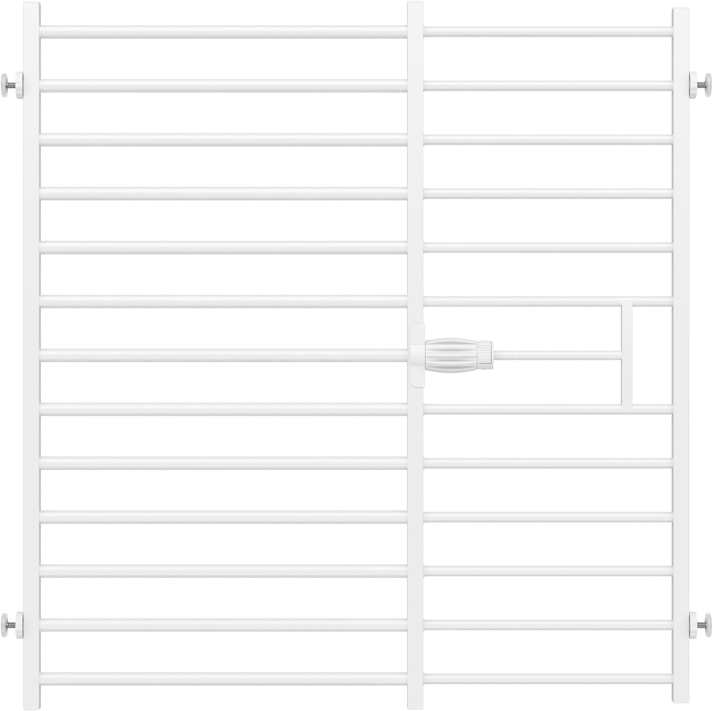 Malier Quick Setup Metal Baby Gate for Pets and Babies