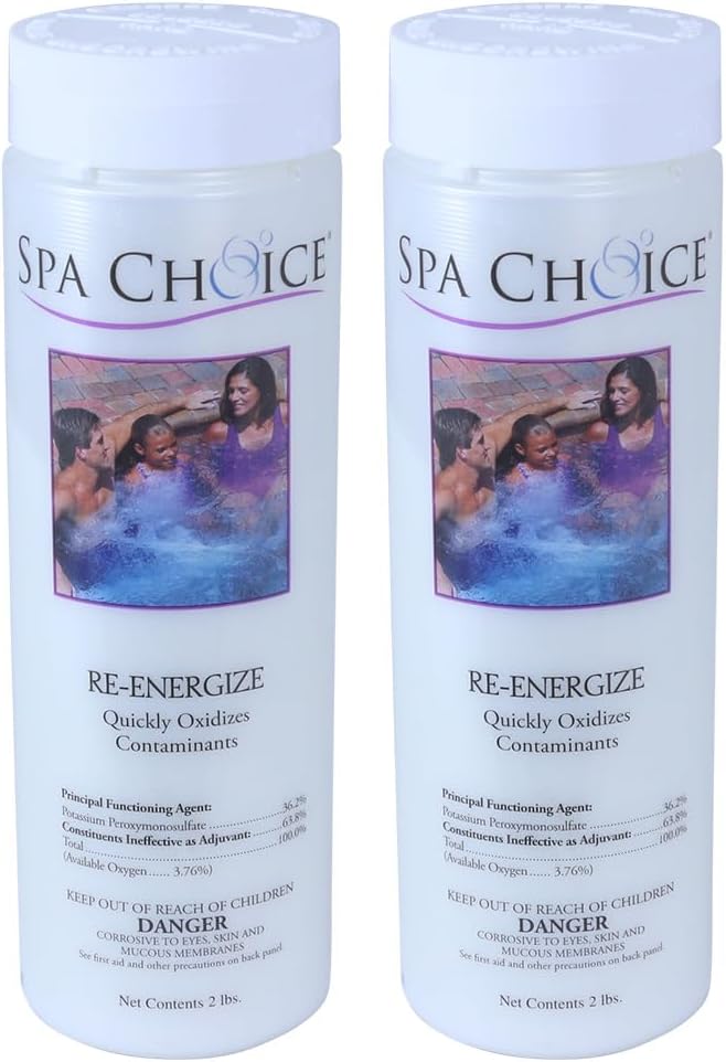 SpaChoice Premium Re-Energize Spa Shock for Hot Tubs 2-Pack