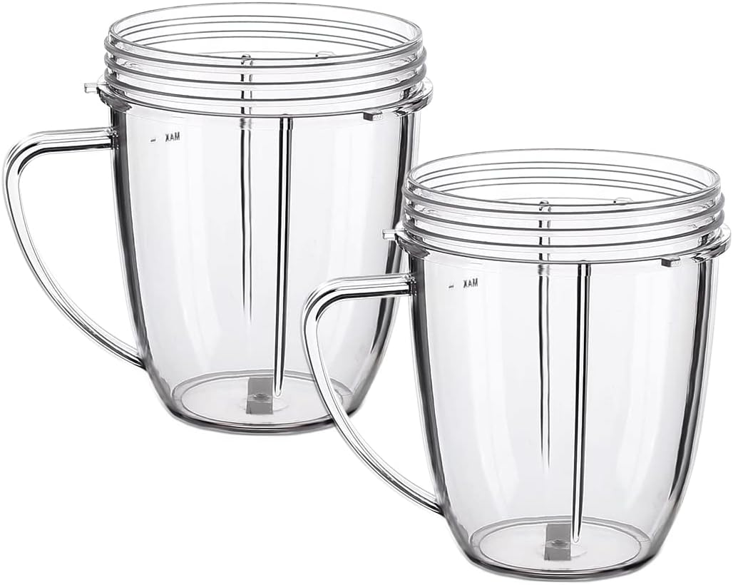 joyparts Replacement Cups for Nutribullet Blender - 18oz x2