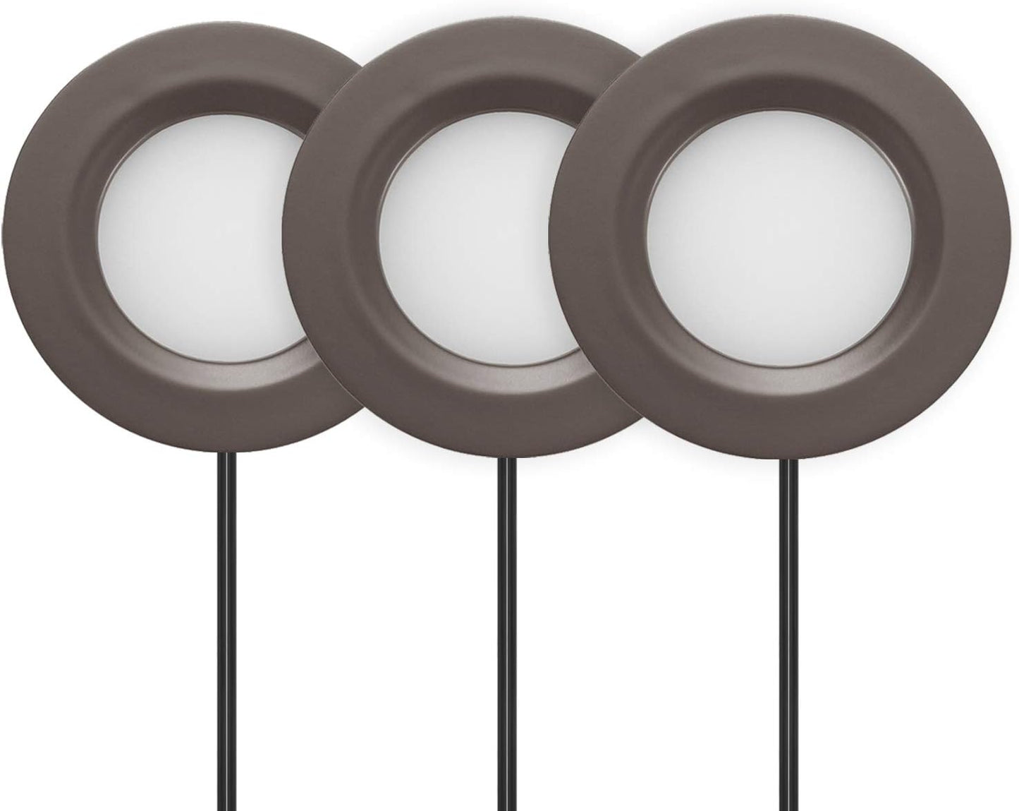 GETINLIGHT Under Cabinet LED Puck Lights Kit with Dimmer