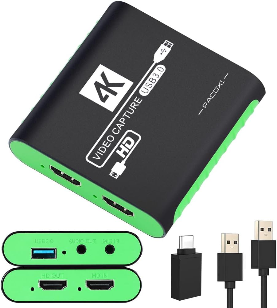 HDMI Video Capture Card for Nintendo Switch 2 - 1080P 60FPS