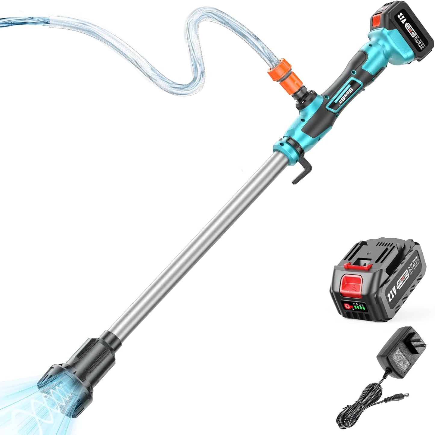 Seesii Cordless Water Transfer Pump, Portable Power, 720GPH