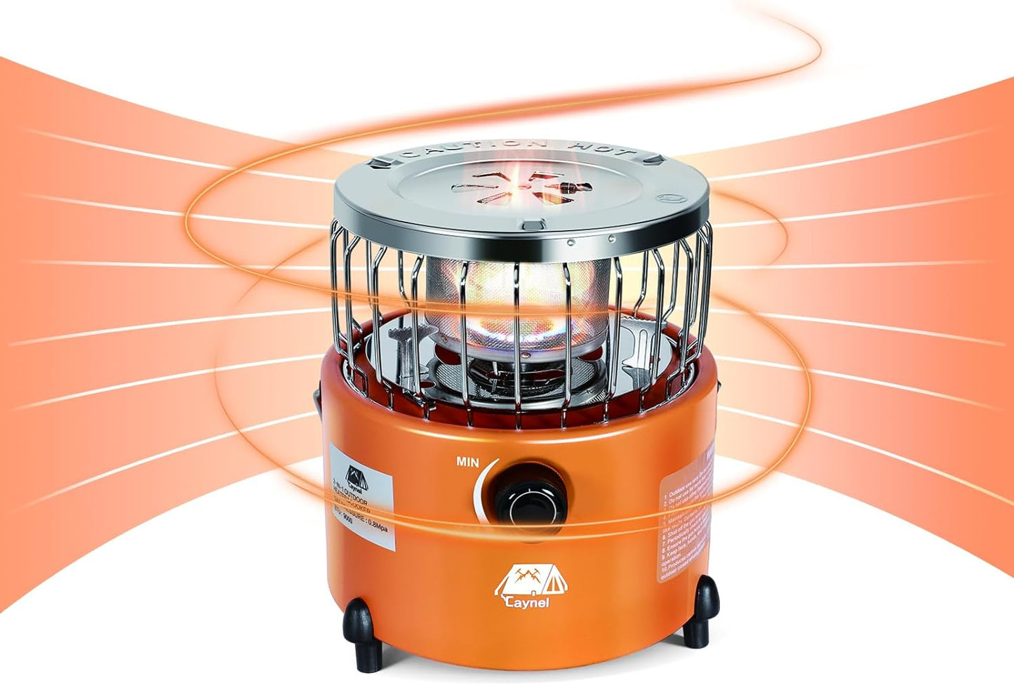 CAYNEL Portable Propane Heater-Stove Combo - Outdoor Survival Essential!