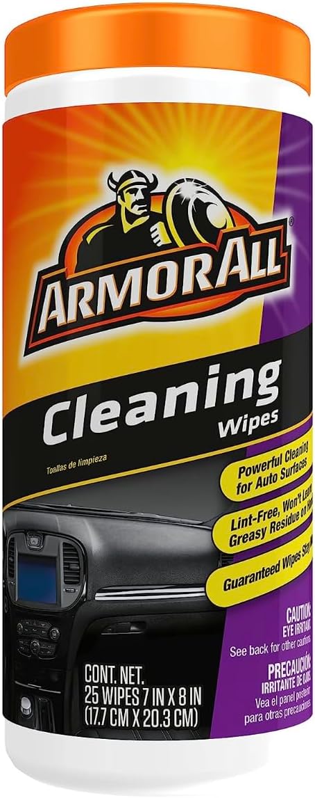 Armor All Interior Cleaner Wipes, 25 ct - Tackle Dirt & Dust!