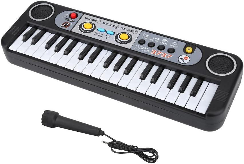 37-Key Electronic Keyboard with Microphone - Perform like a Pro!