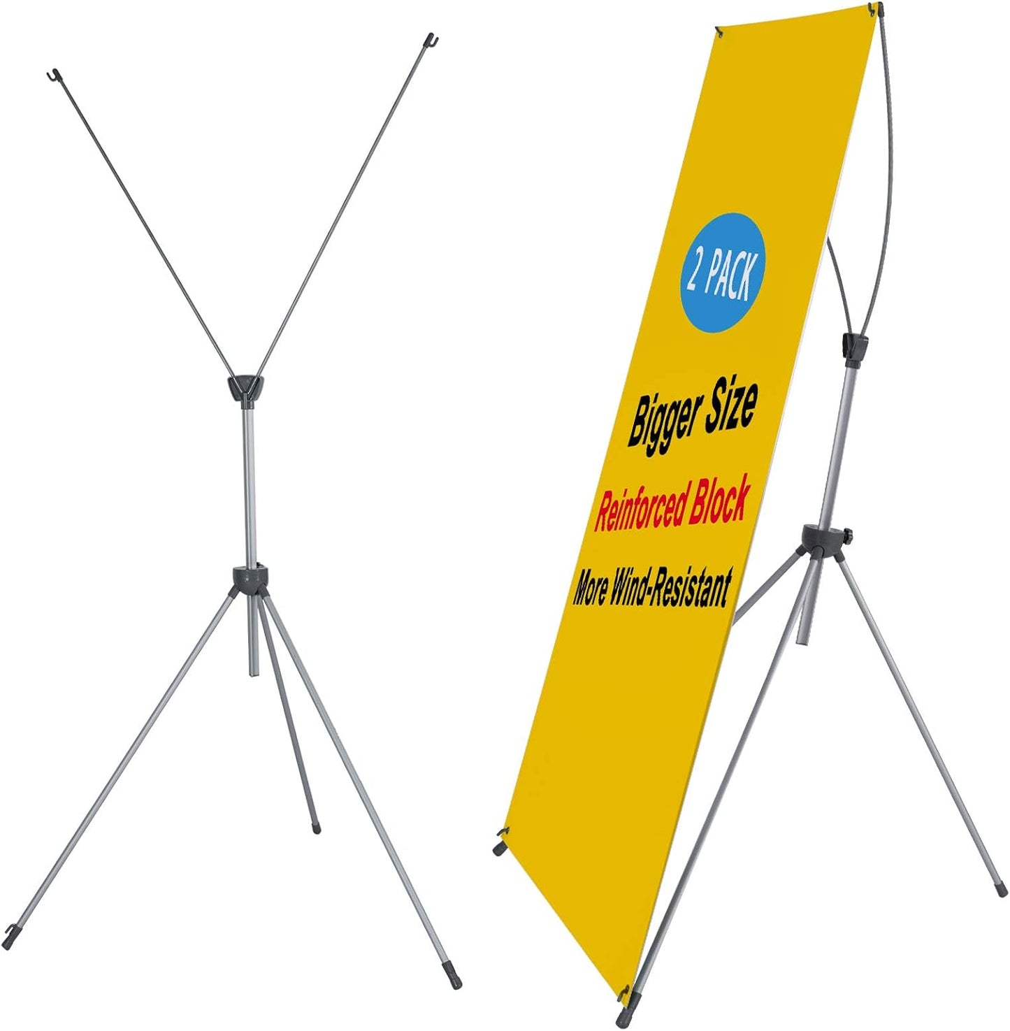 T-SIGN X Banner Stand for Business - Adjustable & Portable