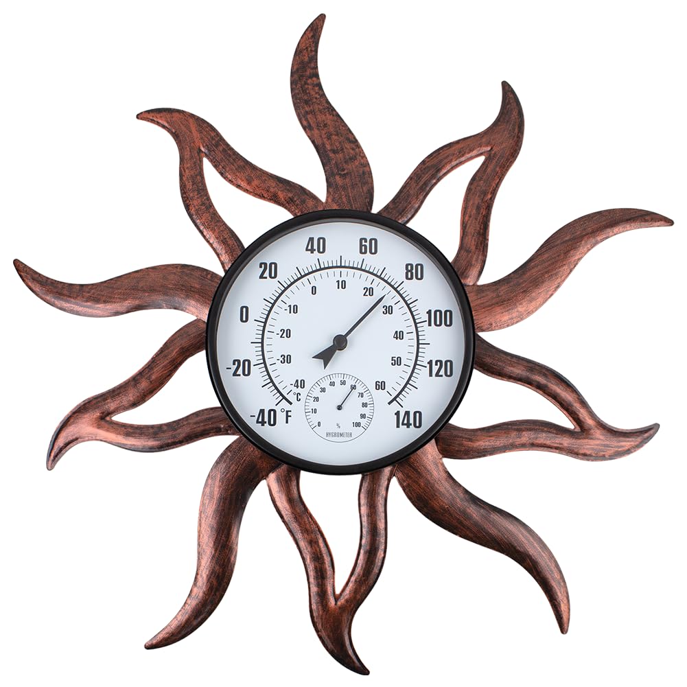 26 Inch Large Outdoor Thermometer for Garden and Patio Use
