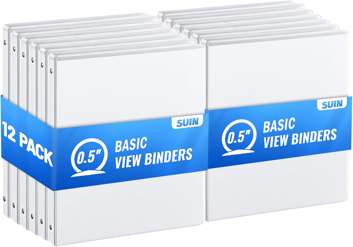 Basic 3 Ring Binder with Large Capacity for Organizing Papers