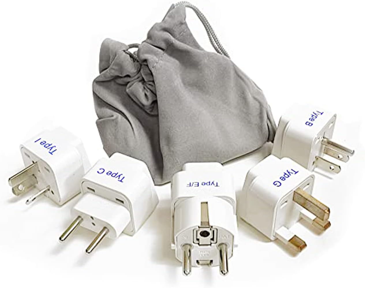Ceptics Grounded Travel Adapter Set - Power Any Device Worldwide