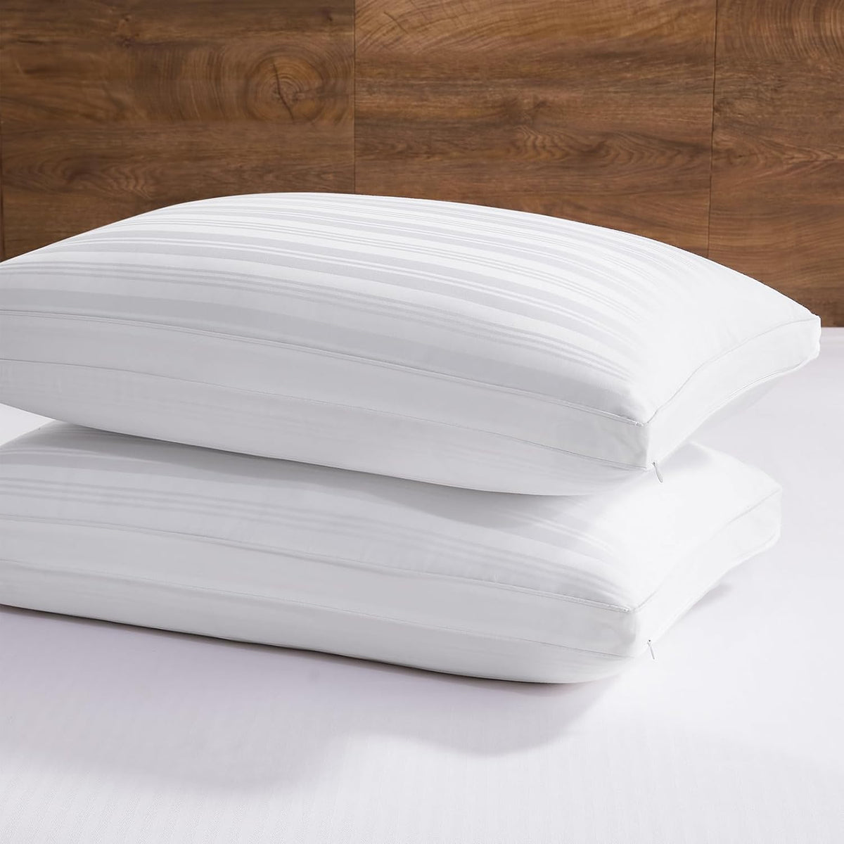Downluxe Goose Feather and Down Pillows Set for Comfort Sleep
