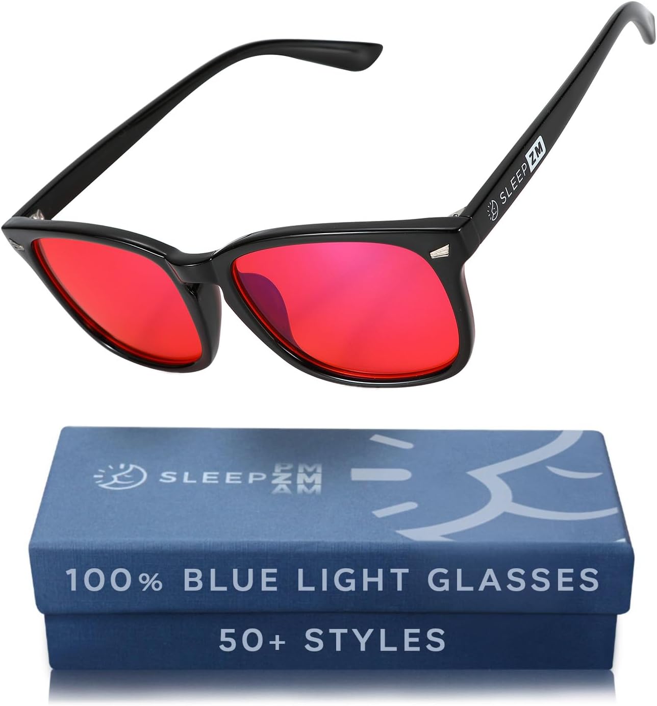100% Blue Light Blocking Glasses for Better Sleep and Comfort