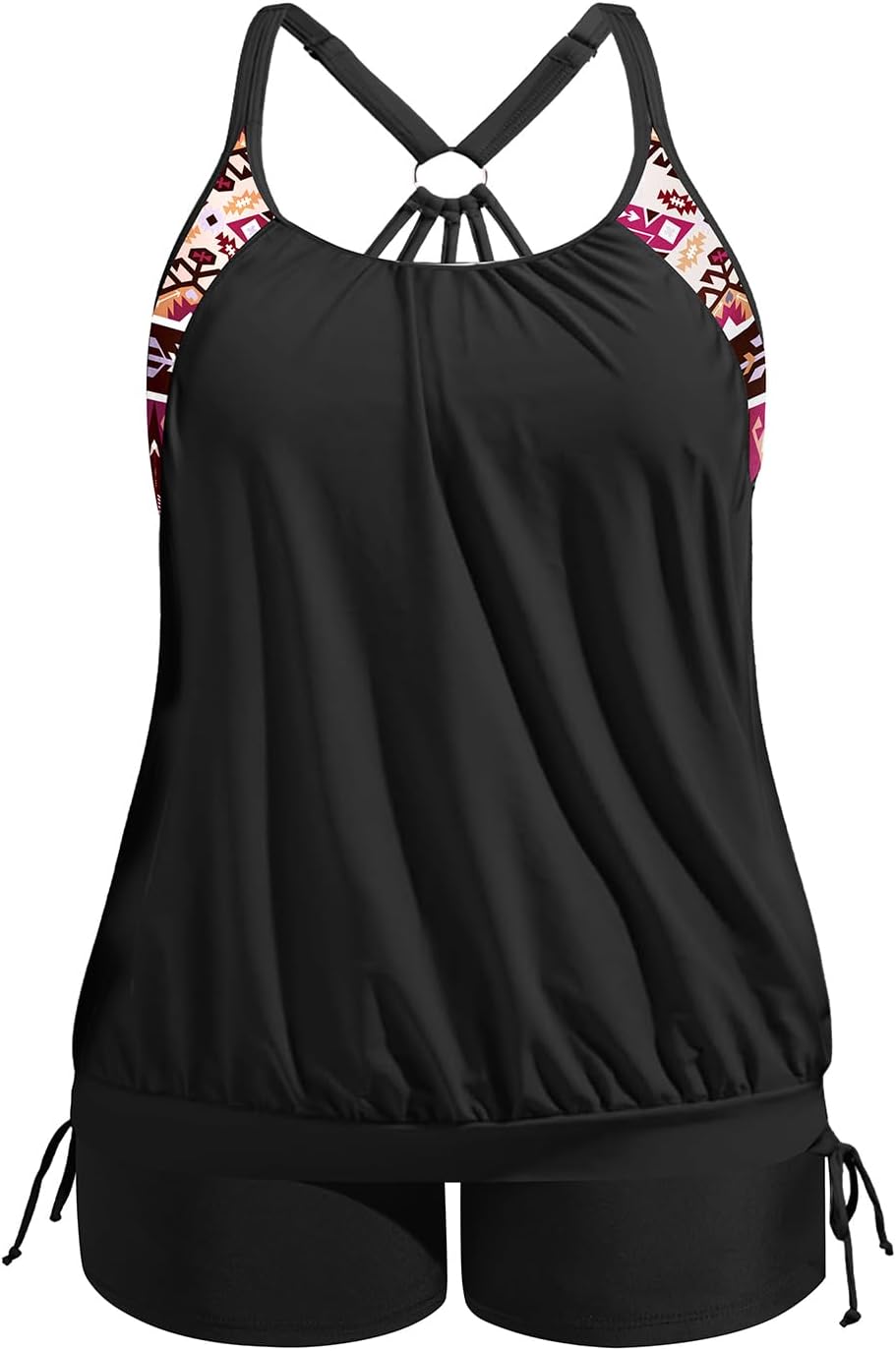 Plus Size Tankini Swimsuits for Women with Tummy Control