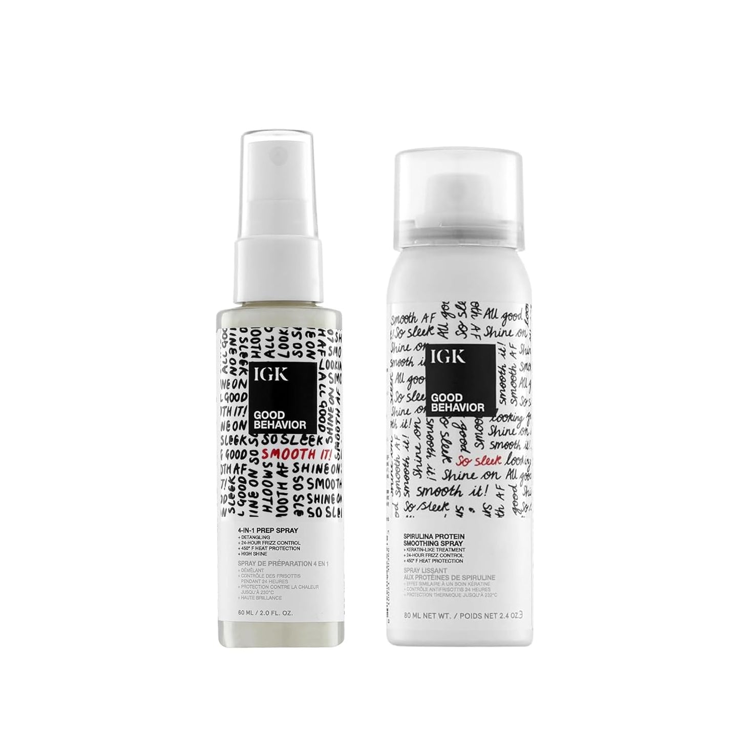 IGK GOOD BEHAVIOR Smoothing Frizz Fighters Travel Set Review