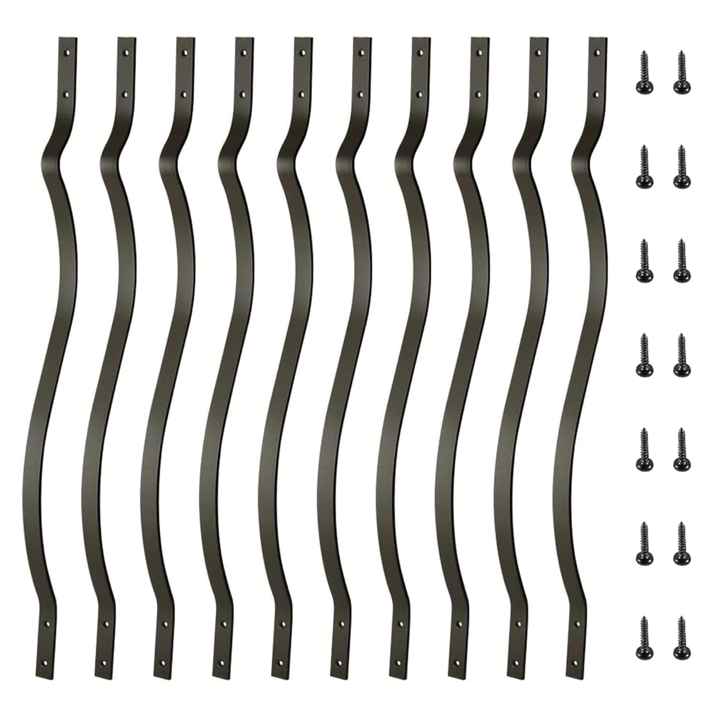 26 Pack Heavy Duty Metal Deck Spindles for Stylish Railings