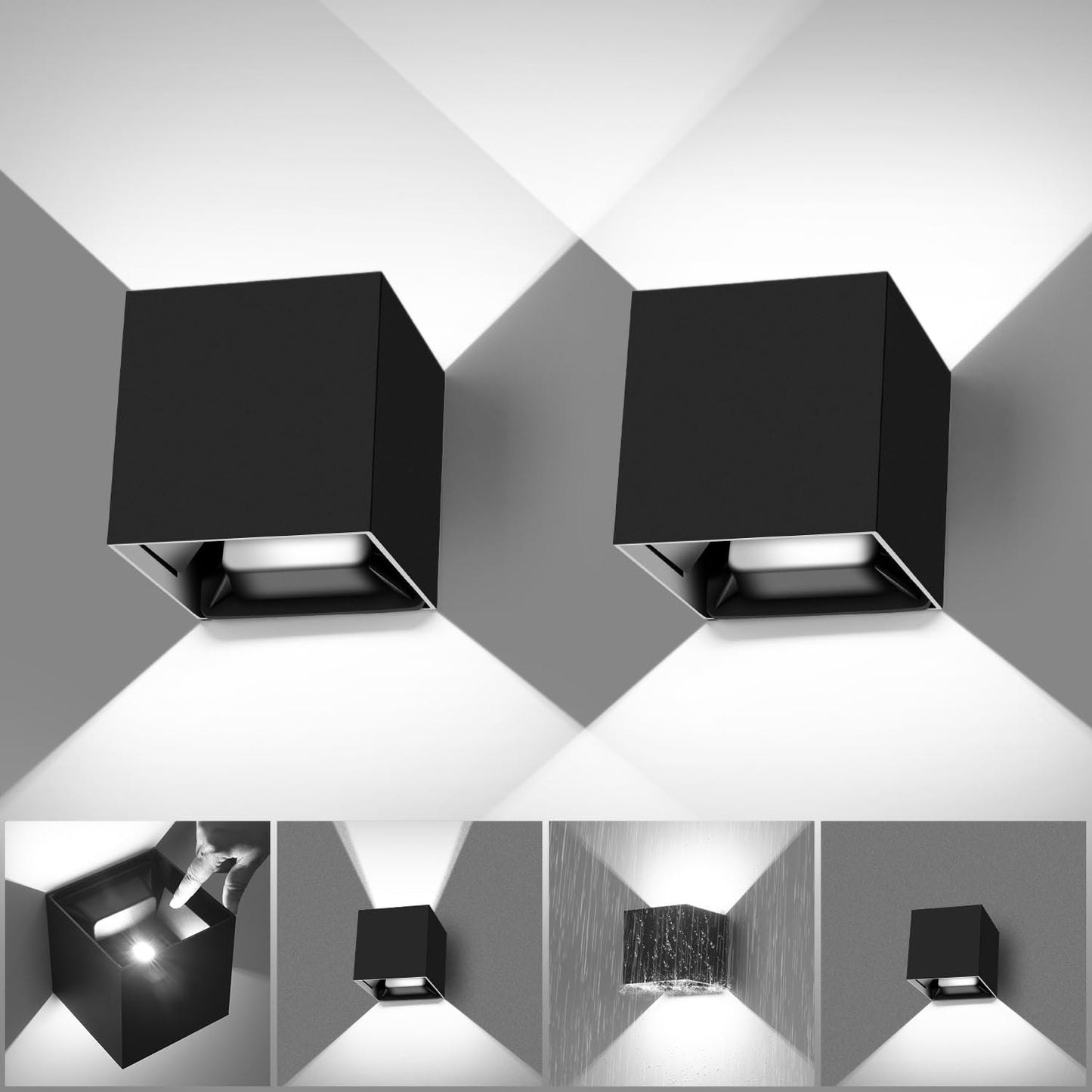 BIRTALO 20 Watt LED Up and Down Outdoor Wall Lights for Modern Spaces