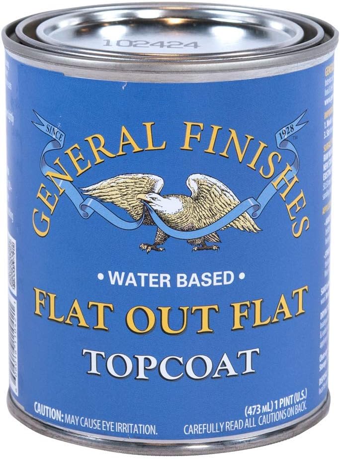 General Finishes Flat Out Flat Topcoat for Durable Finishes