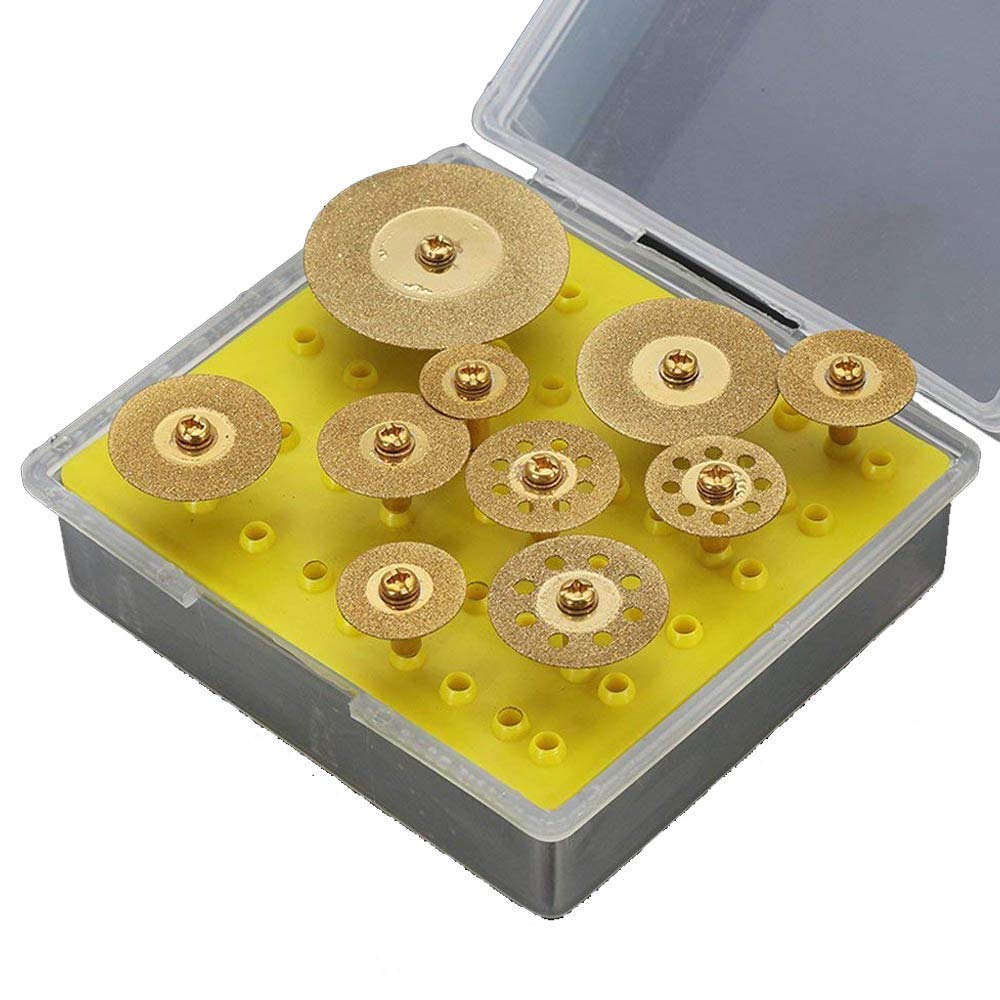 Precision Cuts with 10 Titanium Diamond Discs